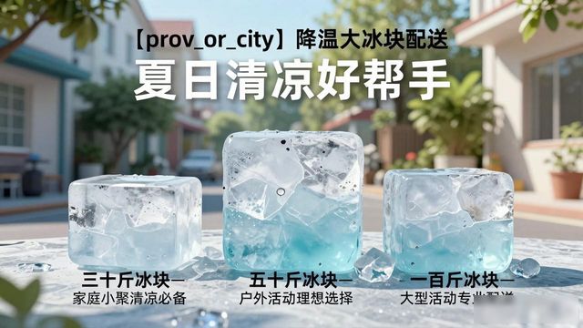 九龙坡降温大冰块配送_海鲜排档降温解决方案_高温天气大冰块配送